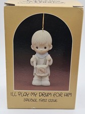Precious Moments 1982 I'LL PLAY MY DRUM FOR HIM ~ E-2359 NIB Precious Moments 1982 I'LL PLAY MY DRUM FOR HIM ~ E-2359 NIB