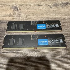 Crucial Micron 16GB DDR5 RAM UDIMM (2x8GB) 5600MHz CL46 CT8G56C46U5.M4D1 USED