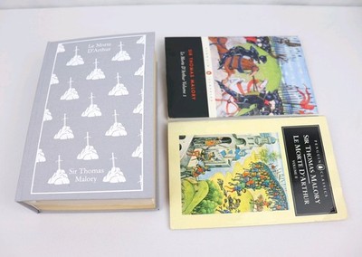 Le Morte D'Arthur Thomas Mallory Volumes 1 & 2 Hardcover Custom Clothbound
