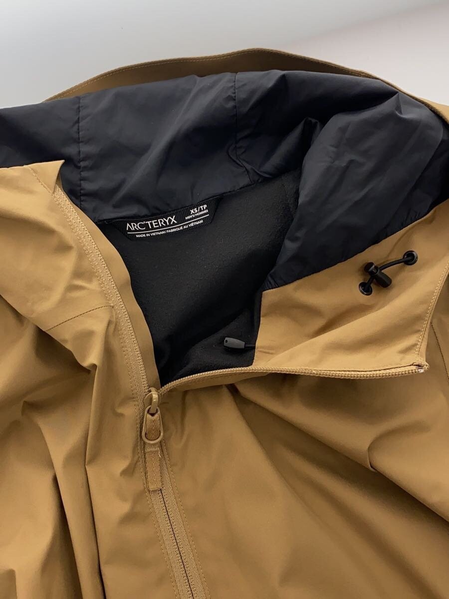 ARC'TERYX Mountain Parka XS Nylon Beige Giacca Leggera Outdoor #EG CZA