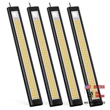 12V LED Light, 12 Volt Light Bar, Enclosed LED Light Technology Black-4P