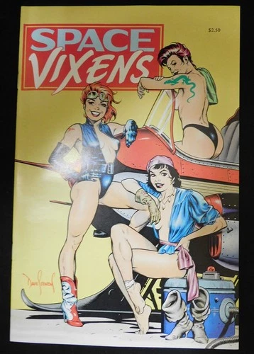 3-D ZONE 16 SPACE VIXENS DRESS VARIANT COMIC N/GLASSES DAVE STEVENS 1989 VF/NM