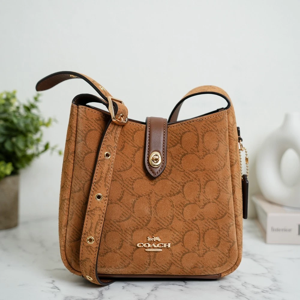 Coach Turn Lock Bags & Women's Suede Exterior for sale | eBay