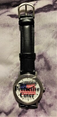 Vintage Marcel Watch Corporation No. 21-433 w/ USA Flag Time 