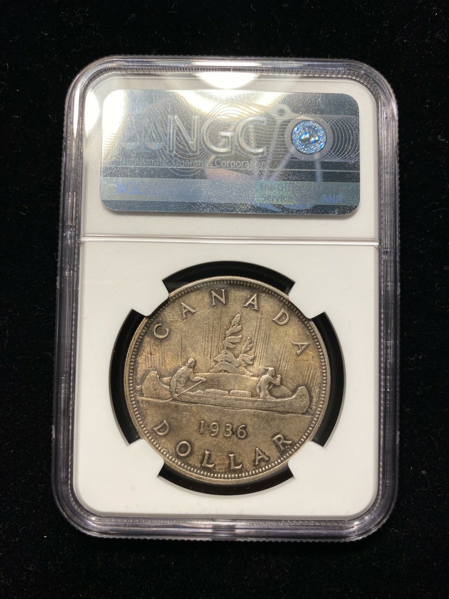 1936 Canada Dollar NGC MS63+ Choice Silver Dollar $1 | eBay
