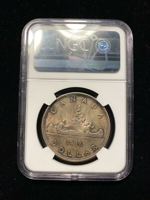 1936 Canada Dollar NGC MS63+ Choice Silver Dollar $1 | eBay