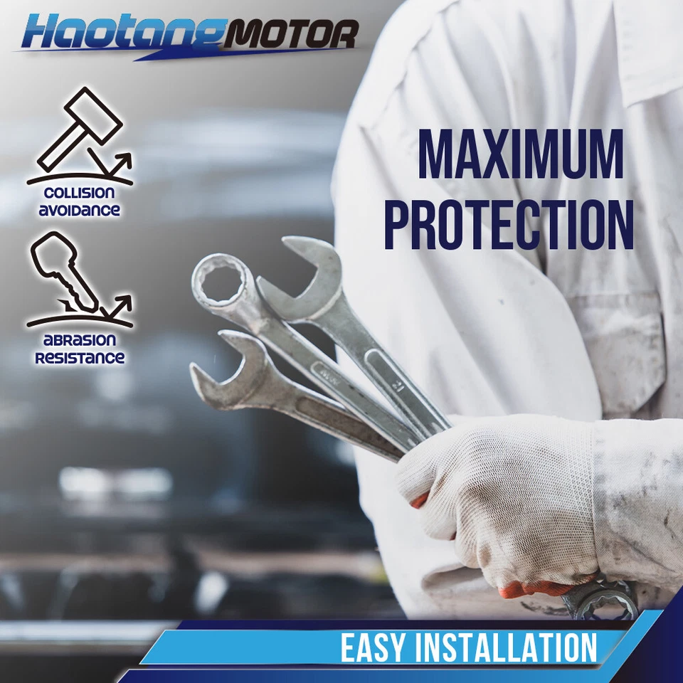 Front Rear Fender Flares Fits For 2012-2017 Volkswagen Tiguan Textured Plastic - Image 4 of 4