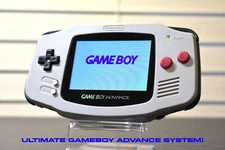 Nintendo Gameboy Advance Game Boy Console  Backlit/Amp/USB-C/IPS V5 Classic