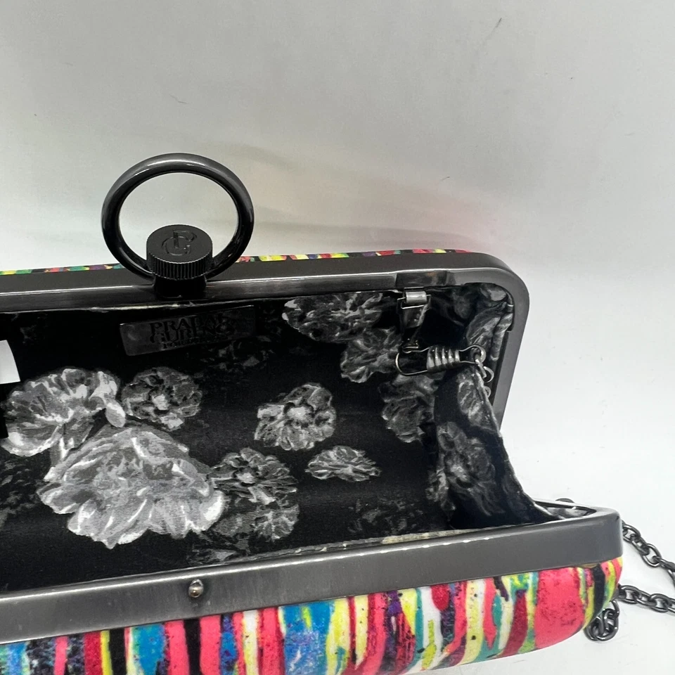 Prabul Gurung para Target colorido bolso de mano cadena colorido metal duro resorte Foto 3 de 4