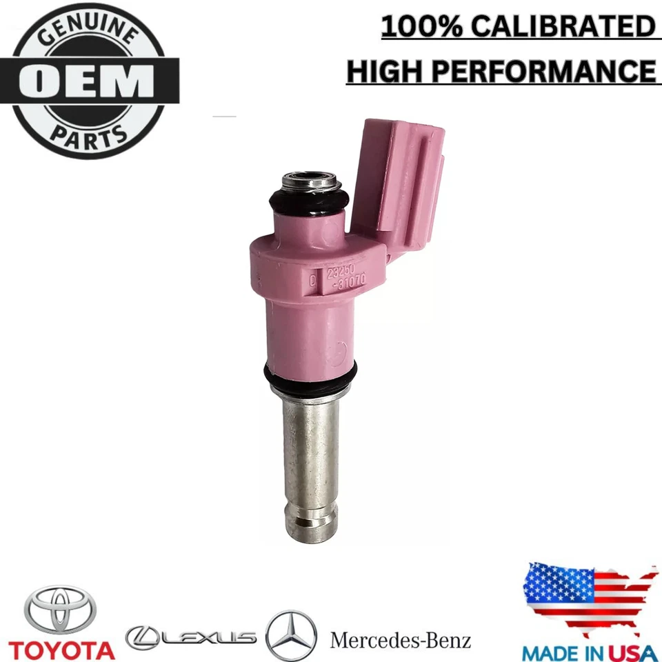 X6 NEW OEM DENSO Fuel Injectors 2007 2008 2009 2010 2011 Lexus GS450H 3.5L V6 - Image 2 of 4