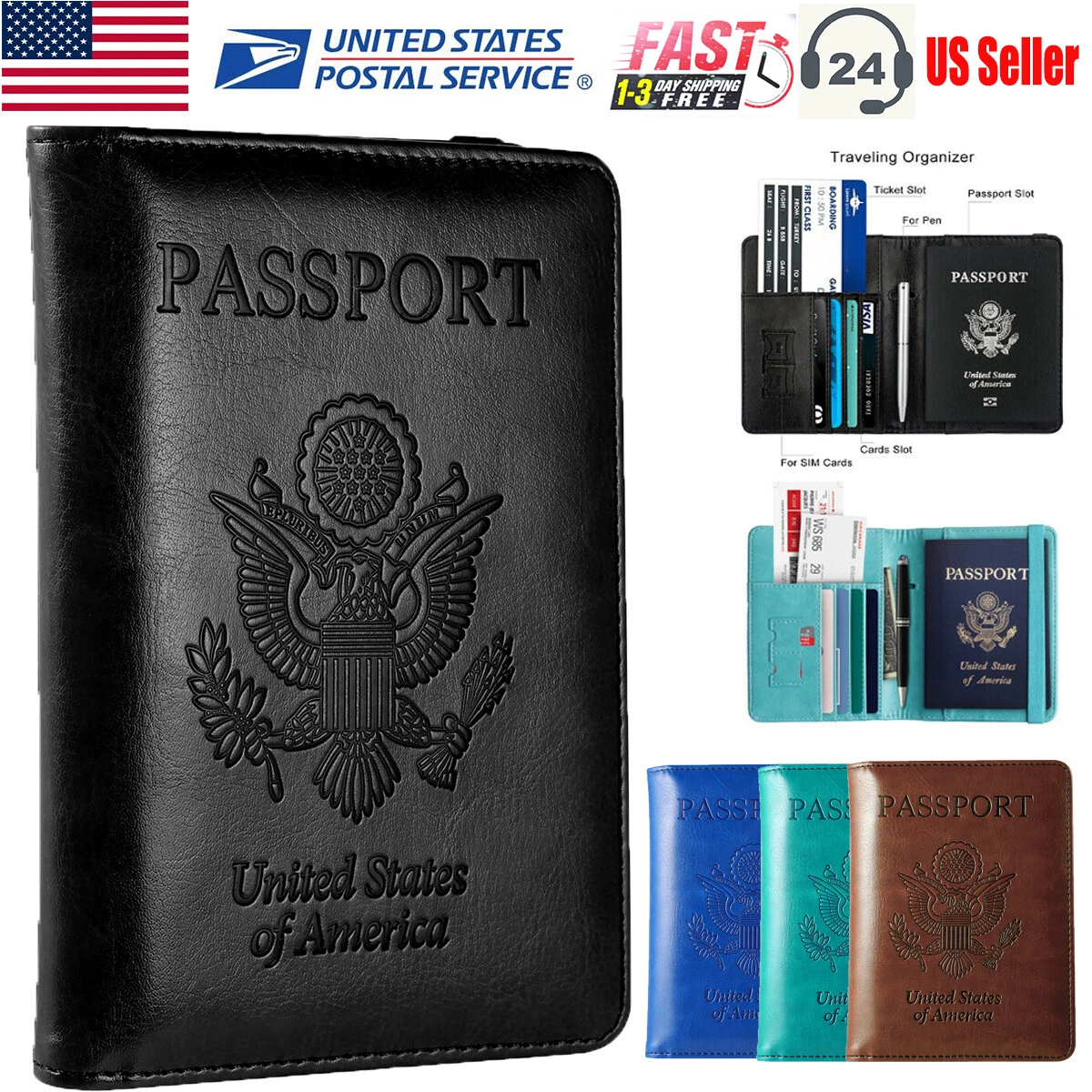 leather passport cover