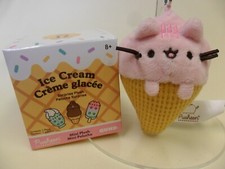 Gund NEW Pusheen Blind Box STRAWBERRY CONE Series 18 Ice Cream Opened