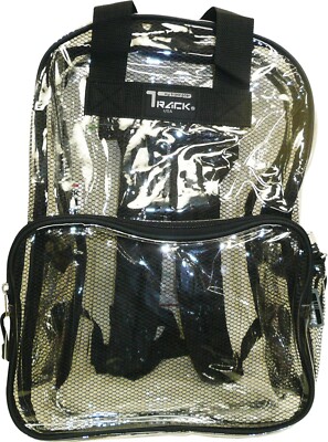17-inch Heavy Duty Clear Backpack Waterproof See Through  display picture 3