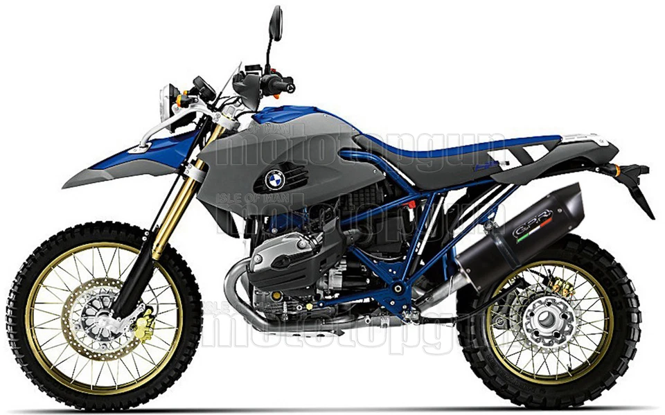 ESCAPE GPR HOM FURORE NEGRO BMW HP 2 ENDURO 2006 06 2007 07 2008 08 2009 09 Foto 2 de 3