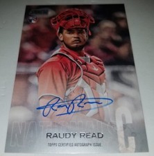 2018 TOPPS STADIUM CLUB RAUDY READ RC AUTO ROOKIE CARD SHORT PRINT SCA-RR