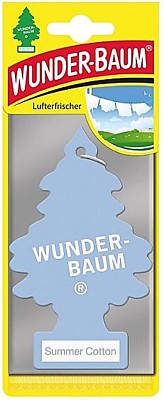 3 x Original WUNDERBAUM  Summer Cotton Lufterfrischer Duftbäumchen air freshener