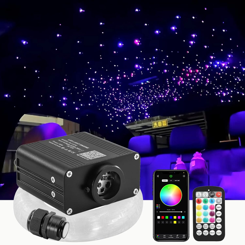 Starlight Headliner Kit, Upgraded 16W Twinkle 450Pcs*(0.03In+0.04In+0.06In)*13.1 - Picture 9 of 12