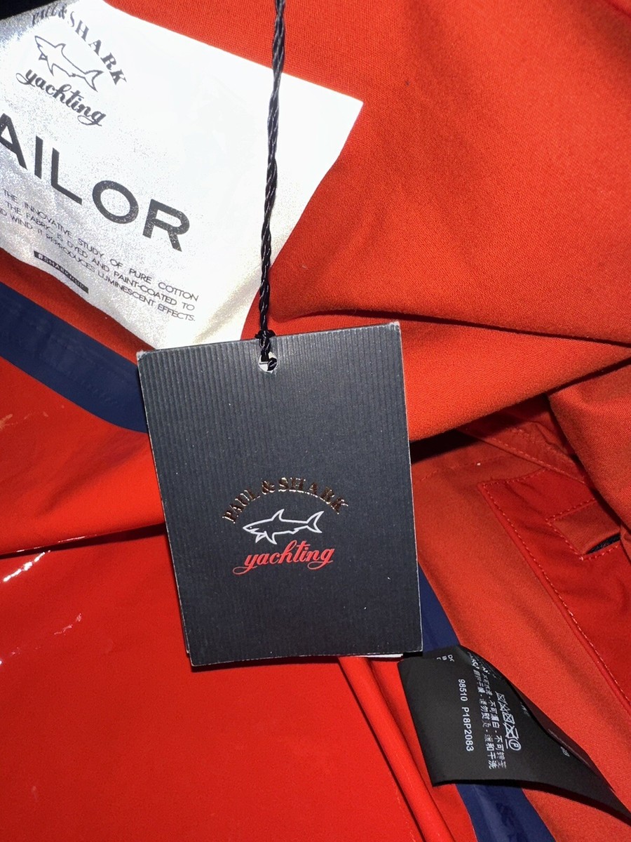 Paul & Shark Yachting SS Sailor Jacket in Red Mens Size