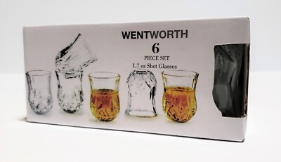 Wentworth 6pc set  1.7oz shot glasses 
