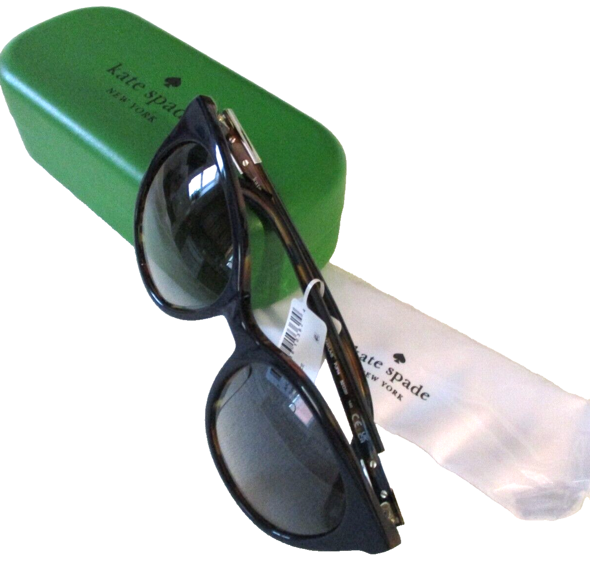 Kate Spade Blue Gradient Sunglasses ? Clear Frame | Like New w/ Case Kate Spade DESI Sunglasses main image 4
