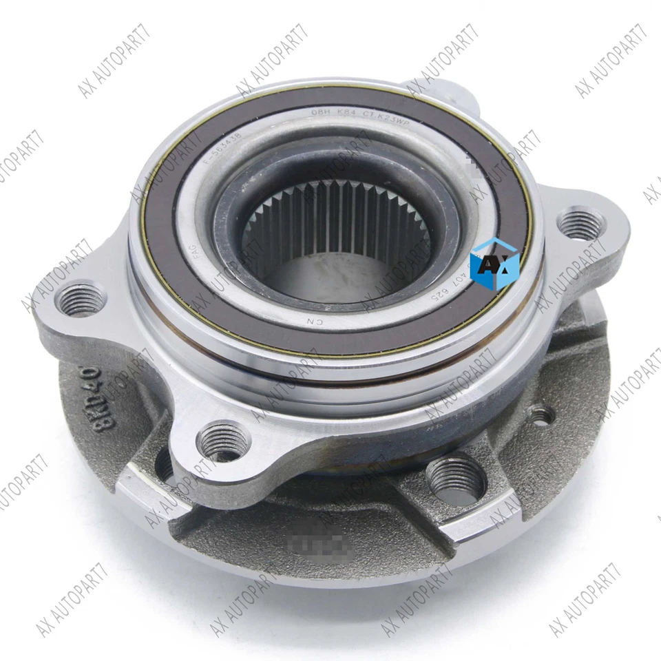 4H0498625 Buje de rueda delantera + cojinete genuino para Audi A4 Q5 A8 C7 8F7 S6 2007-2018 Foto 2 de 4