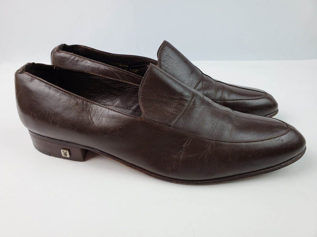 Vintage Playboy Leather Mens Shoes Vintage Wingtip Oxfords by Playboy Men main image 4