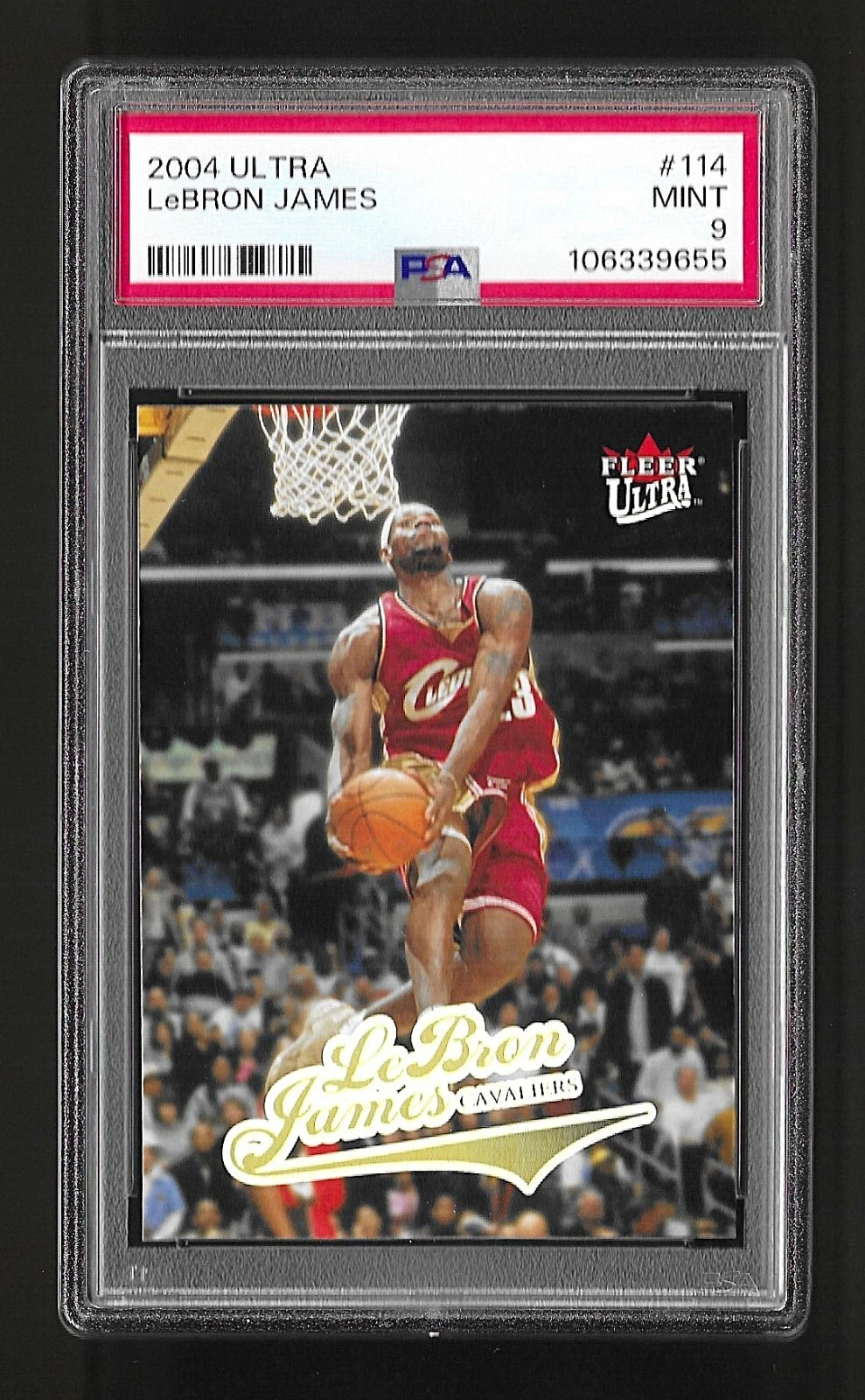 Lebron James trading card