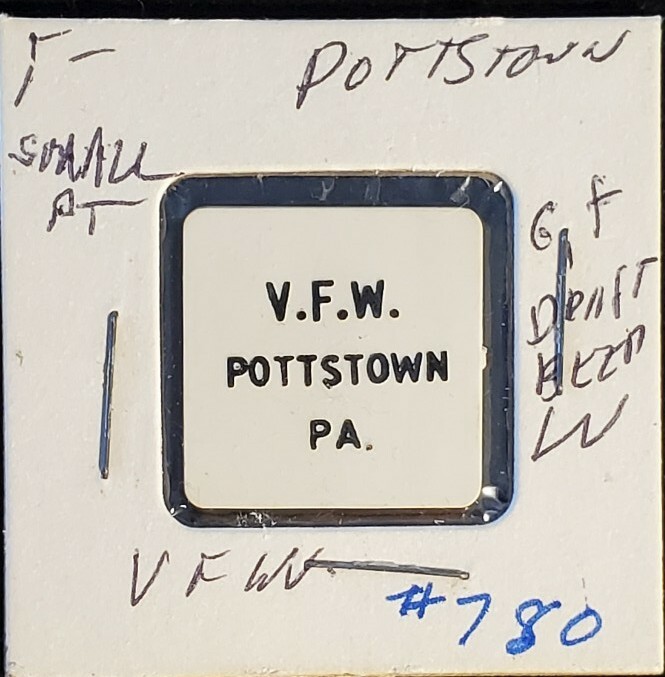 VFW Pottstown PA good for 1 draft beer in trade token gft633 | eBay
