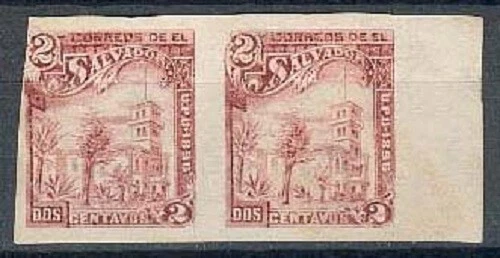 Salvador ALL Imperf Sc 147 PAIR 150 BL4x2 157c BL4 DOUBLE OVPT 213 214 216 FVF  - Image 4 of 4