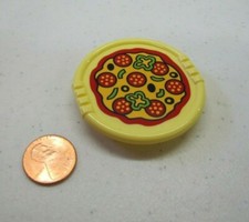 Lego Duplo Pizza Pie Food Piece Pepperoni, Black Olive & Green Pepper Restaurant