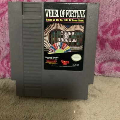 Wheel of Fortune (Nintendo Entertainment System, 1988) NES Authentic !!