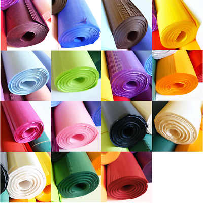 Seidenpapier 1 Bogen 50x75 cm, Bastelpapier, Blumenseide - große Farbwahl