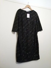 Dorothy Perkins Maternity sequin Party Dress black Uk Size 12 New RRP £29