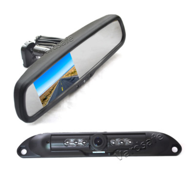 Vardsafe | License Plate Backup Camera & Replacement Rear View Mirror Monitor