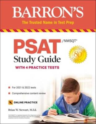 PSATNMSQT Study Guide: with 4 Practice Tests (Barrons Test Prep) - ACCEPTABLE