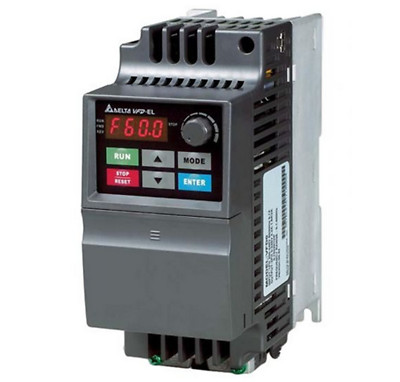 NEW Delta VFD002EL23A VFD-EL AC Drive 1/4Hp, 230V 3-Phase 1.6 Amp 0.2 KW