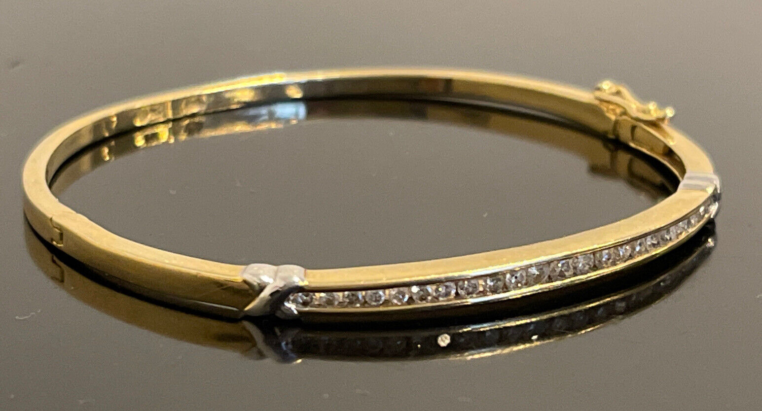 Diamond Bypass Bangle – Rachel Reid