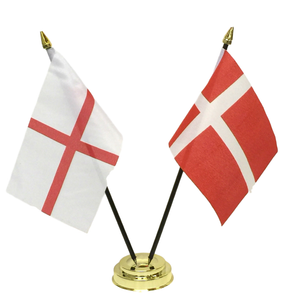 photo Denmark And England Flag details about england denmark double friendship table flags set with base