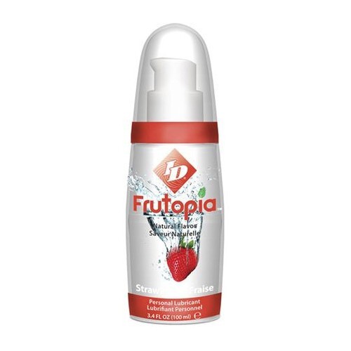 ID Frutopia Strawberry Flavoured Lubricant Waterbased 2 Bottles (100ml) - Image 2