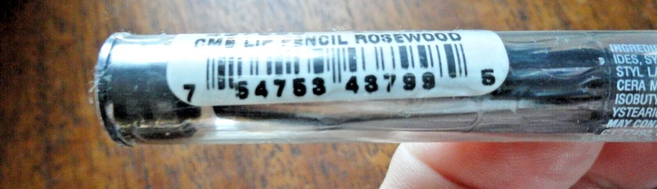 NEW SEALED Color Me Beautiful Wooden Lip Liner Pencil  Color "ROSEWOOD" - Image 4 of 4