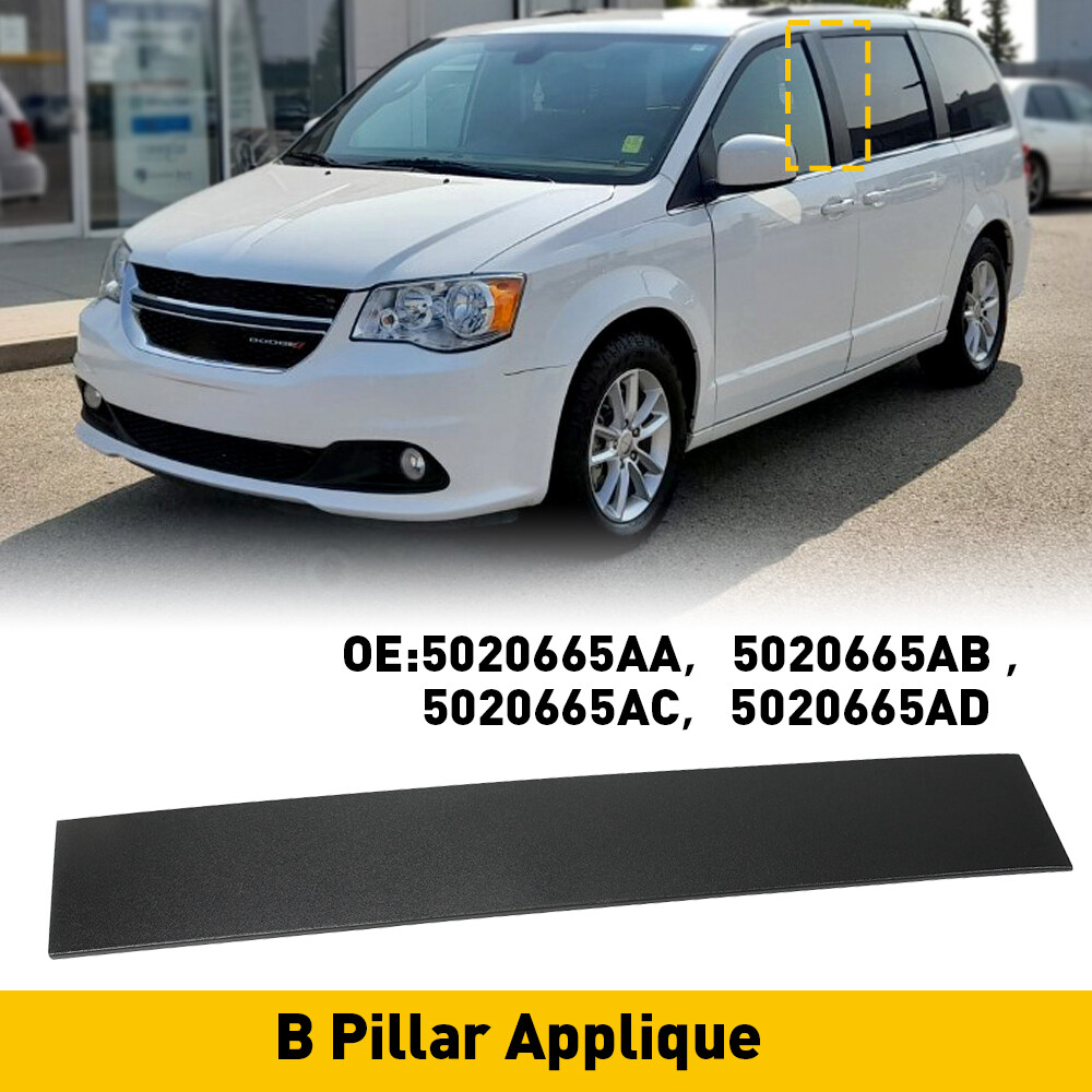 B Pillar Trim Molding For Dodge Grand Caravan & Chrysler Town & Country 2008-2020 – Passenger Side - View #3