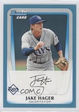 2011 Bowman Draft Prospects Blue 245/499 Jake Hager #BDPP39 0b5