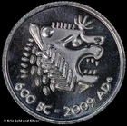 2009 Lydian Mint 1/4 oz Silver Lion & Paw Round