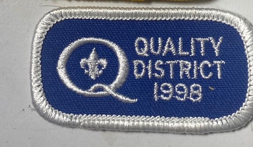 BOY SCOUT BADGE--QUALITY UNIT 1998