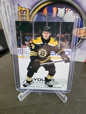 25-26 UD Young Guns Series 1 Holiday Edition #222 Michael Callahan Boston Bruins