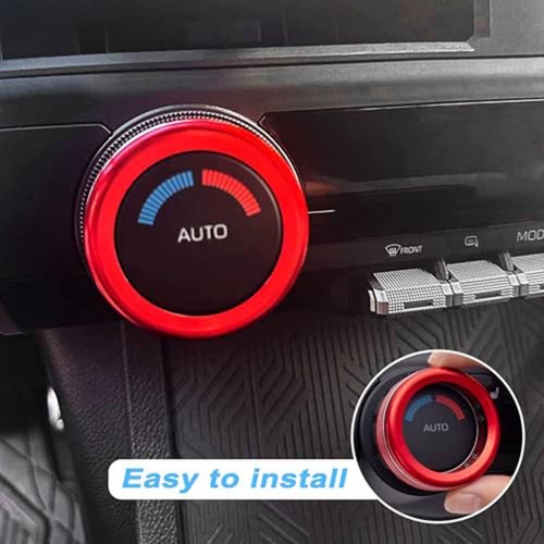 Seamless Fit Air Conditioning Knob Covers for Toyota For Tacoma 2024 Model - Picture 9 of 12