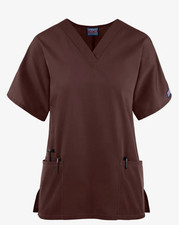 Cherokee Workwear Women's 3-Pocket V-Neck Scrub Top, Size: XS