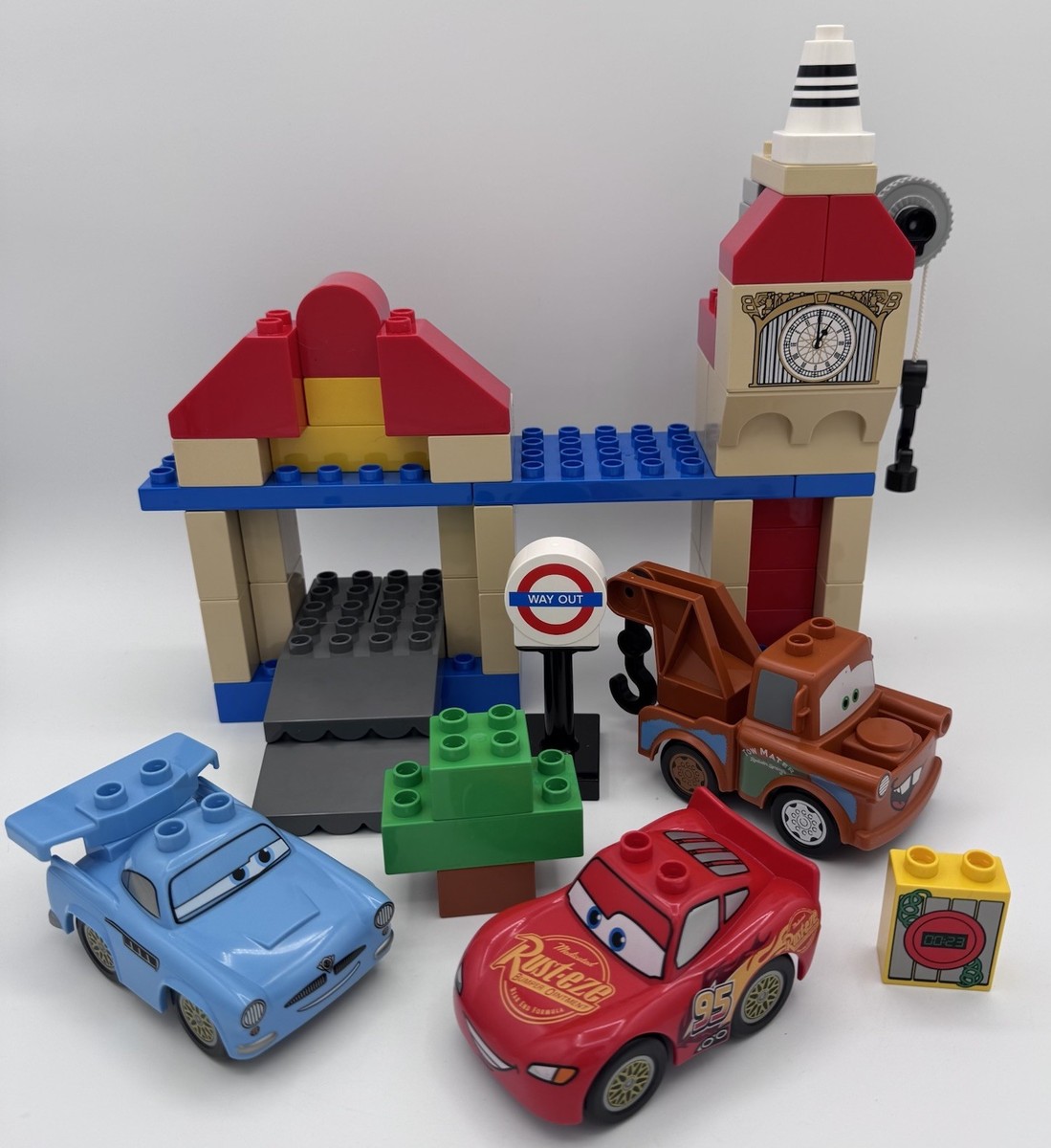 LEGO DUPLO Pixar Cars Big Bentley Lightning McQueen Tow Mater 5828