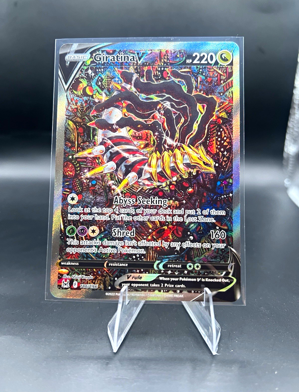 Pokemon Company Giratina V 186/196 Swsh11 Lost Origin Alt Full Art Holo 220