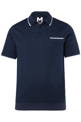 Men Plus Herren große Größen Men+ Poloshirt Bauchfit Halbarm Brusttasche